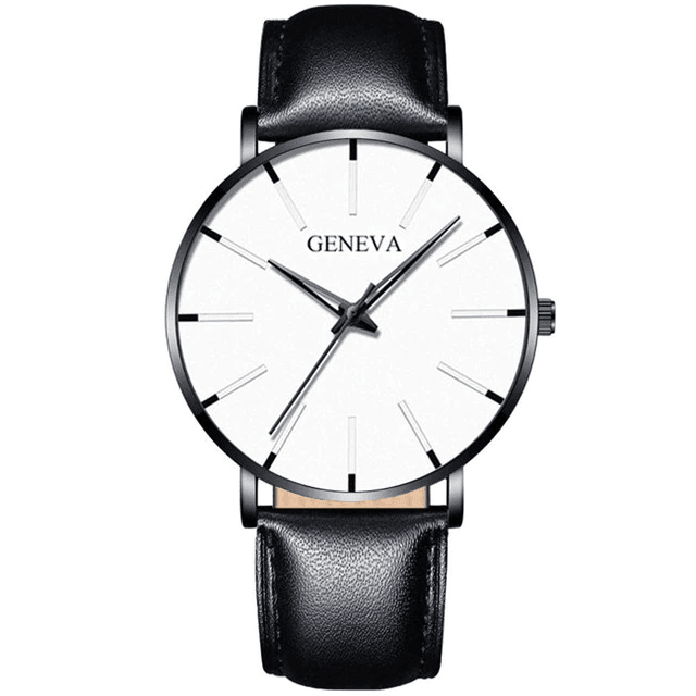 Reloj de Hombre en Cuero - Geneva